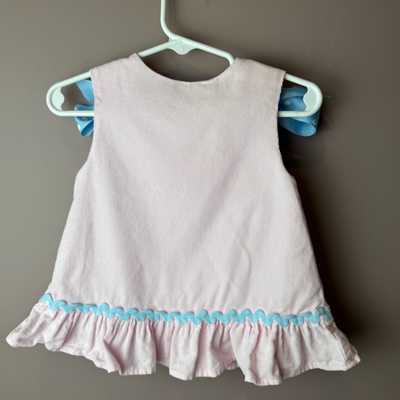 The Bailey Boys Pink Corduroy Kitty Princess Dress 12M - Picture 9 of 11